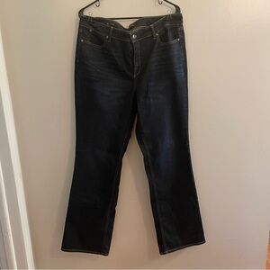 Talbots Dark Wash Bootcut Flawless Five-Pocket Denim Jeans 16